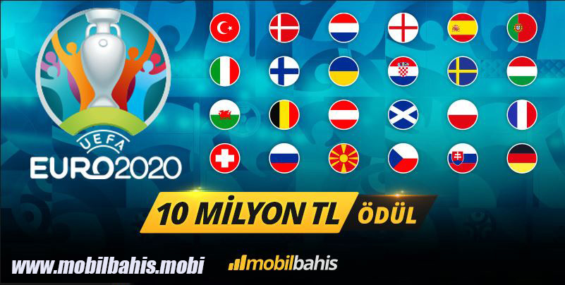 Mobilbahis ile Euro 2020'de 10 Milyon TL Kazan
